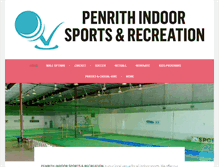 Tablet Screenshot of penrithindoorsports.com.au